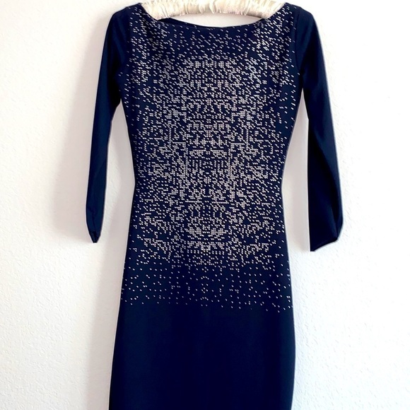 Sz38 La Petite Robe di Chiara Boni Bateau Neckline Knee-Length Dress Sz 2- XS - Picture 12 of 14